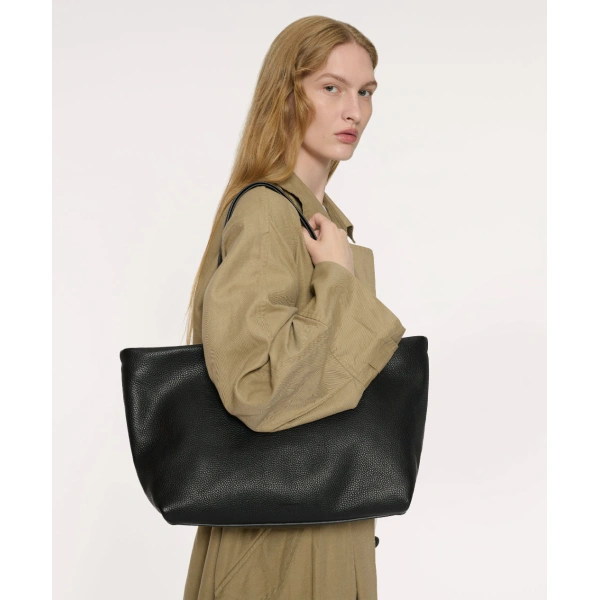 Mansur Gavriel Everyday Zip Tote in Seaweed, view 5 | Totes & Top-Handle Bags