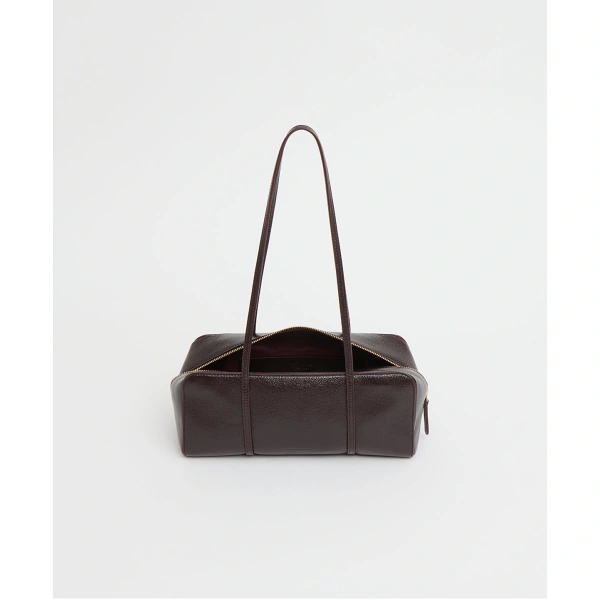 Mansur Gavriel Filo Bag in Aubergine Naplak, view 4 | Shoulder & Crossbody Bags