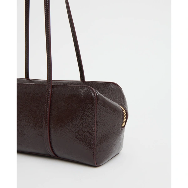 Mansur Gavriel Filo Bag in Aubergine Naplak, view 5 | Shoulder & Crossbody Bags