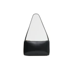 Mansur Gavriel Gaia Shoulder Bag in Black and Flamma | Shoulder & Crossbody Bags