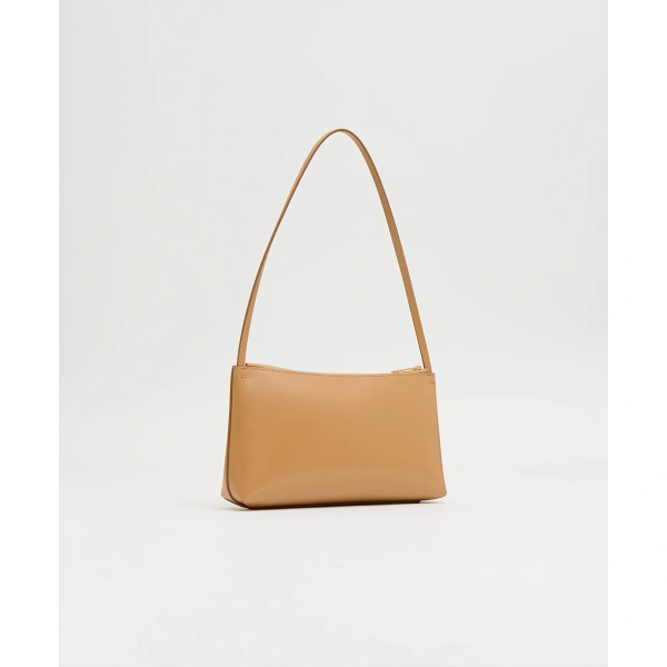 Mansur Gavriel Gaia Shoulder Bag in Caramel, view 2 | Shoulder & Crossbody Bags