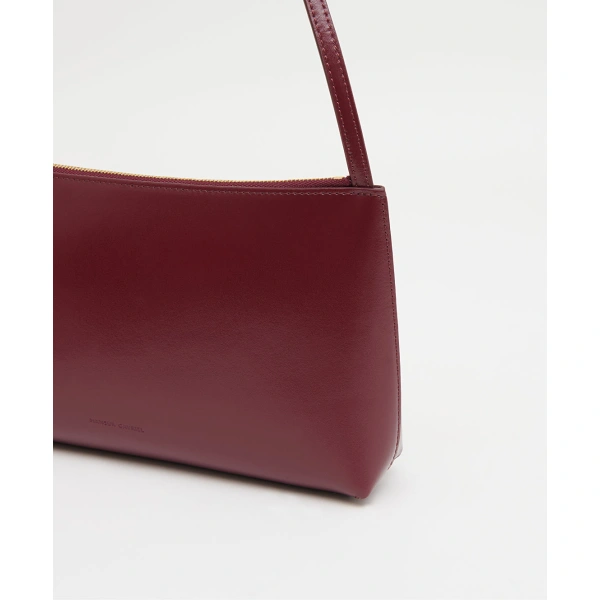 Mansur Gavriel Gaia Shoulder Bag in Claret, view 4 | Shoulder & Crossbody Bags