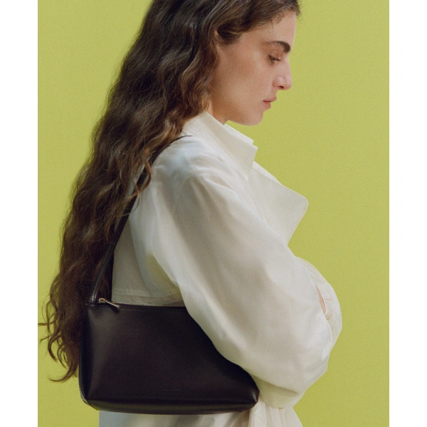Mansur Gavriel Gaia Shoulder Bag in Claret, view 5 | Shoulder & Crossbody Bags
