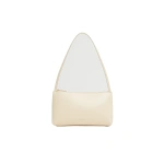 Mansur Gavriel Gaia Shoulder Bag in Crema and Ebony | Shoulder & Crossbody Bags