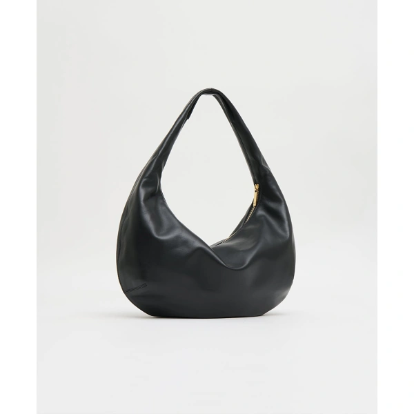 Mansur Gavriel Gnocchi Bag in Black, view 3 | Hobo Bags