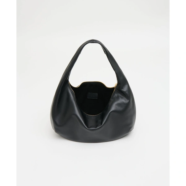 Mansur Gavriel Gnocchi Bag in Black, view 4 | Hobo Bags