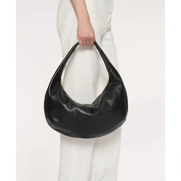 Mansur Gavriel Gnocchi Bag in Black, view 6 | Hobo Bags