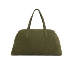 Mansur Gavriel Helios Travel Bag in Algae Nubuck | Totes & Top-Handle Bags