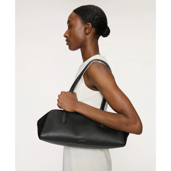 Mansur Gavriel Helios in Black, view 3 | Shoulder & Crossbody Bags