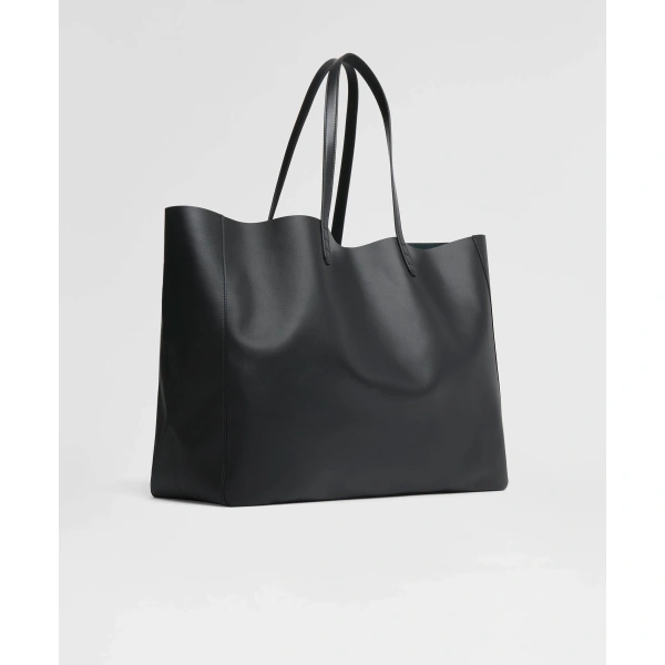 Mansur Gavriel Juno Tote in Black, view 4 | Totes & Top-Handle Bags