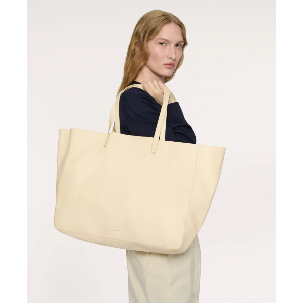 Mansur Gavriel Juno Tote in Ebony, view 5 | Totes & Top-Handle Bags