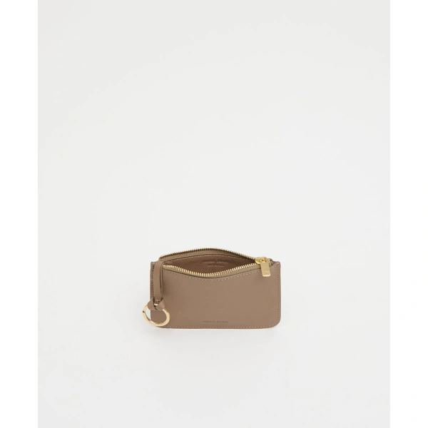 Mansur Gavriel Keychain Zip Case in Anise, view 2 | Card Holders