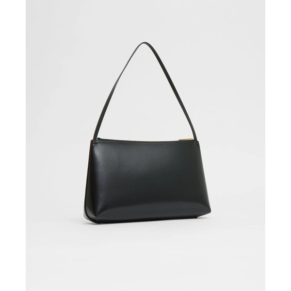 Mansur Gavriel Large Gaia in Black and Flamma, view 2 | Shoulder & Crossbody Bags