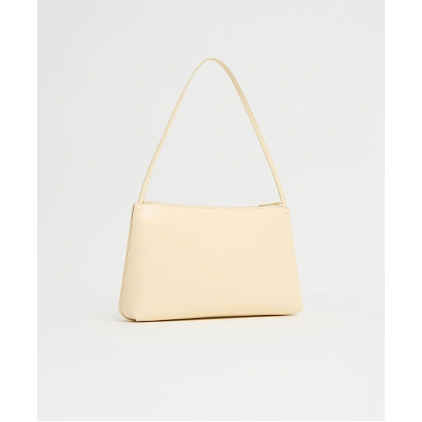 Mansur Gavriel Large Gaia in Crema and Ebony, view 2 | Shoulder & Crossbody Bags