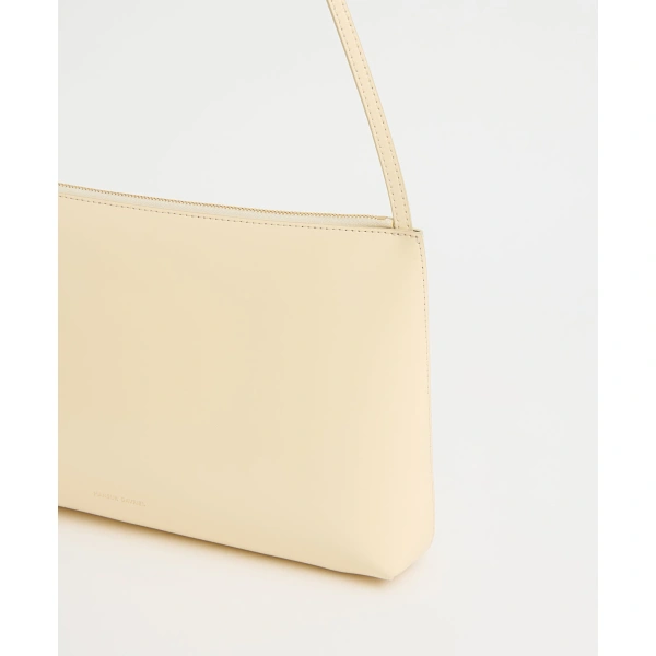 Mansur Gavriel Large Gaia in Crema and Ebony, view 4 | Shoulder & Crossbody Bags