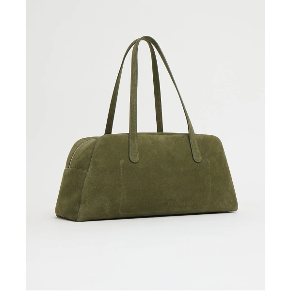Mansur Gavriel Large Helios in Algae Nubuck, view 4 | Shoulder & Crossbody Bags