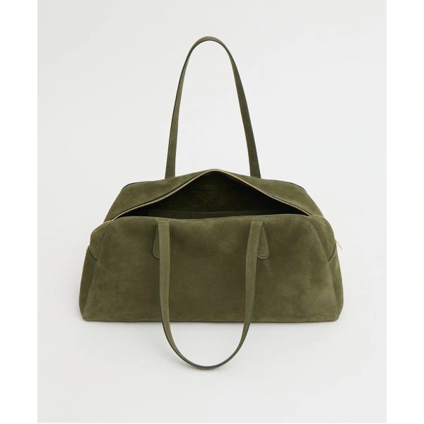 Mansur Gavriel Large Helios in Algae Nubuck, view 5 | Shoulder & Crossbody Bags