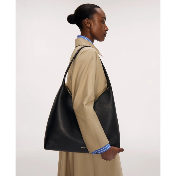 Mansur Gavriel Maxi Candy Hobo in Black, view 2 | Hobo Bags