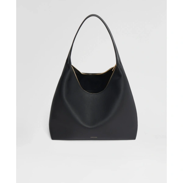 Mansur Gavriel Maxi Candy Hobo in Black, view 3 | Hobo Bags