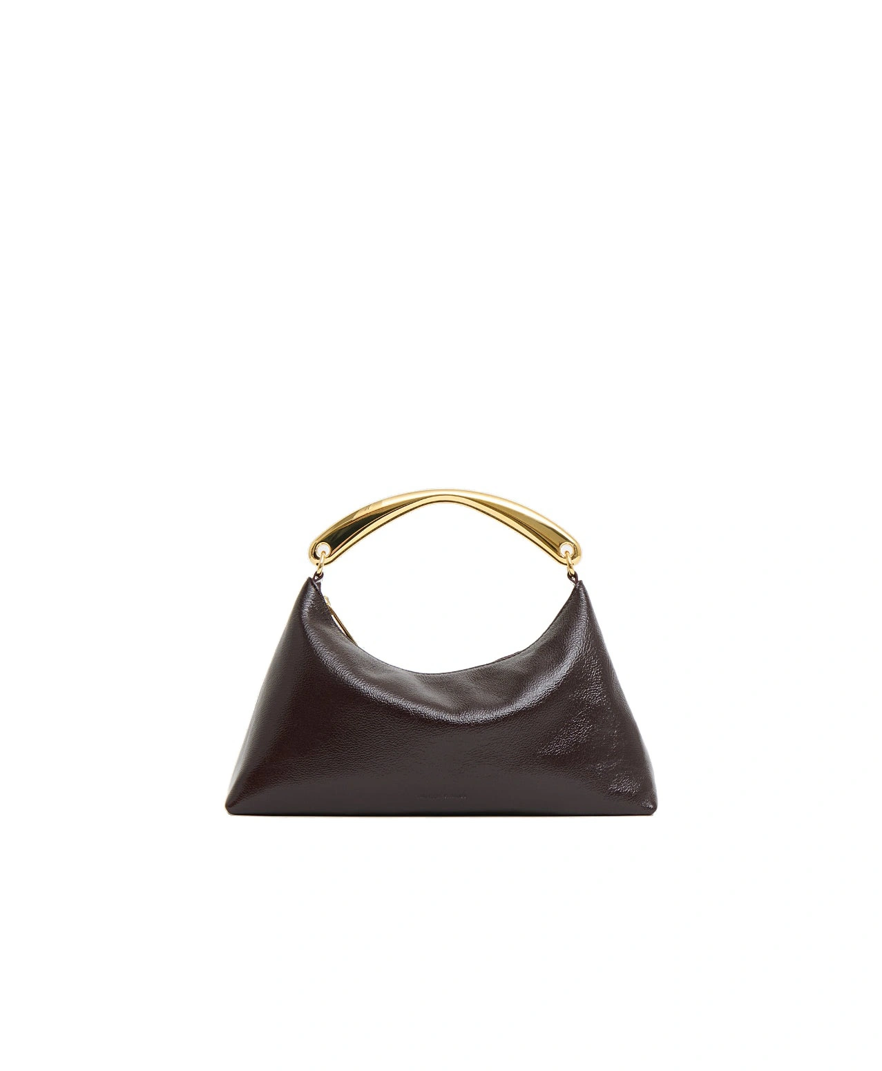 Mansur Gavriel Metal Handle Rhea in Aubergine Naplak Mansur Gavriel Metal Handle Rhea in Aubergine Naplak | Totes & Top-Handle Bags