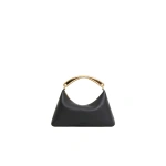 Mansur Gavriel Metal Handle Rhea in Black | Totes & Top-Handle Bags