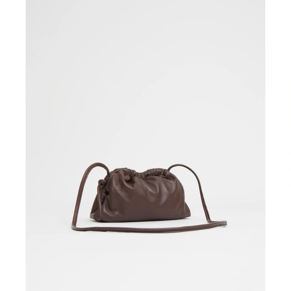 Mansur Gavriel Mini Cloud Clutch in Chocolate, view 2 | Clutch Bags