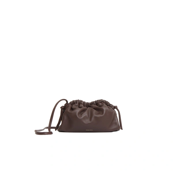Mini Cloud Clutch in Chocolate