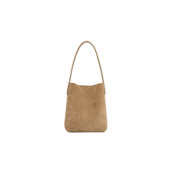 Mini Everyday Cabas in Anise Suede