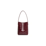 Mansur Gavriel Mini Everyday Cabas in Oxblood Croc | Mini Bags