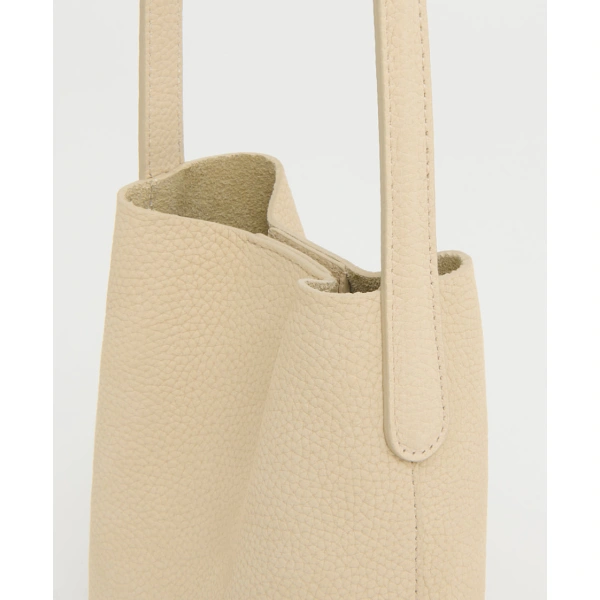 Mansur Gavriel Mini Everyday Cabas in Sabbia Nubuck, view 4 | Mini Bags