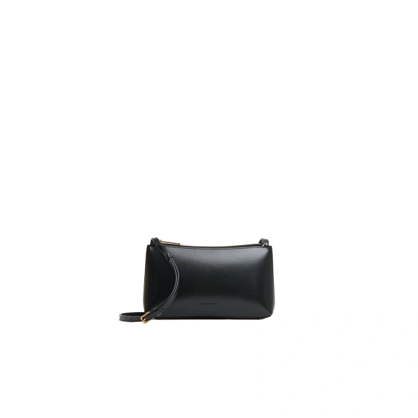 Mini Gaia Crossbody in Black and Flamma
