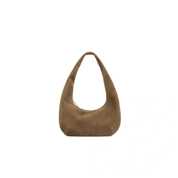Mini Gnocchi Bag in Anise Suede