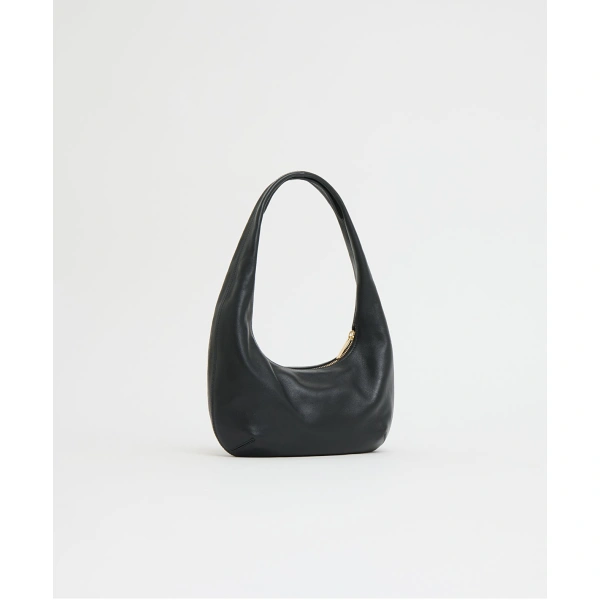 Mansur Gavriel Mini Gnocchi Bag in Black, view 3 | Hobo Bags