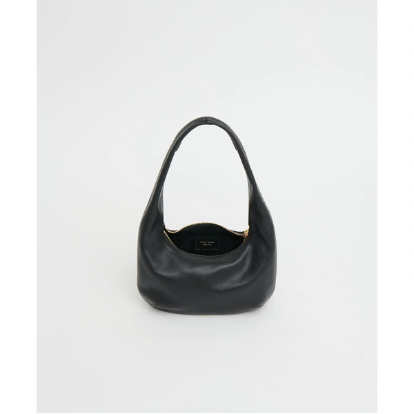 Mansur Gavriel Mini Gnocchi Bag in Black, view 4 | Hobo Bags