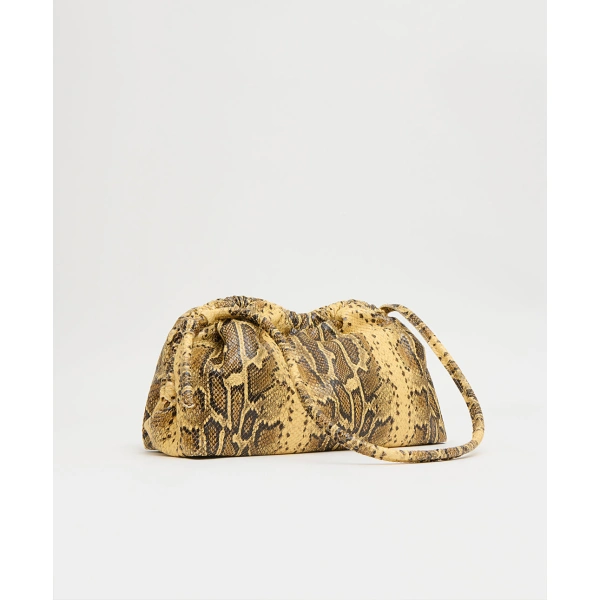 Mansur Gavriel Oversized Cloud Clutch in Golden Roccia, view 2 | Clutch Bags