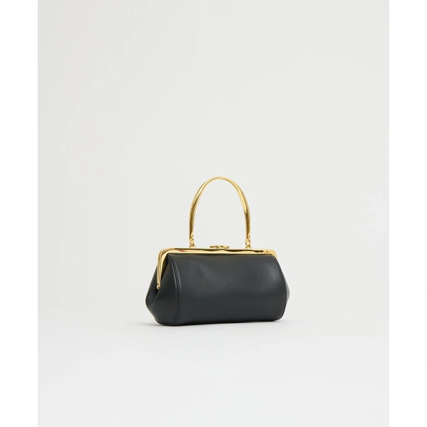 Mansur Gavriel Pina Evening Bag in Black, view 3 | Clutch Bags