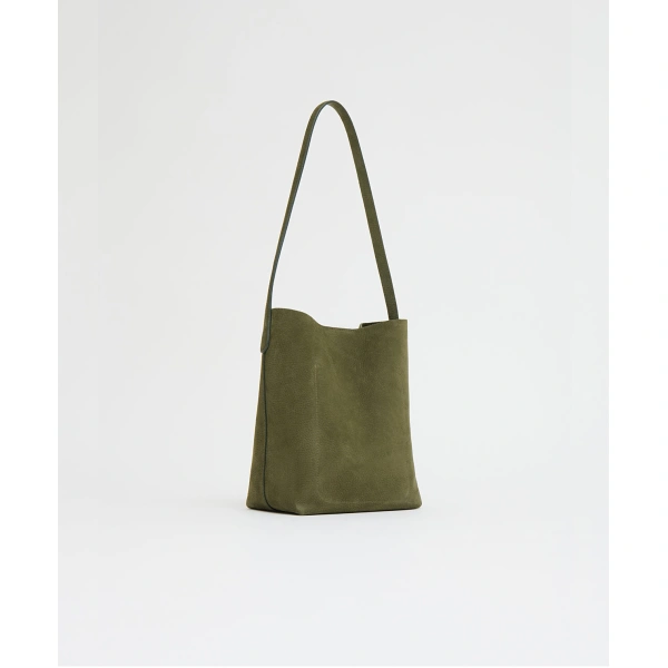 Mansur Gavriel Small Everyday Cabas in Algae Nubuck, view 2 | Totes & Top-Handle Bags
