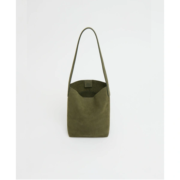 Mansur Gavriel Small Everyday Cabas in Algae Nubuck, view 3 | Totes & Top-Handle Bags