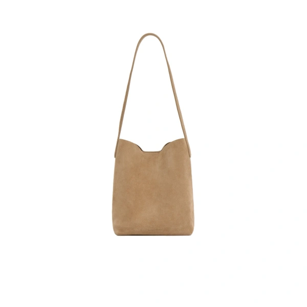 Small Everyday Cabas in Anise Suede