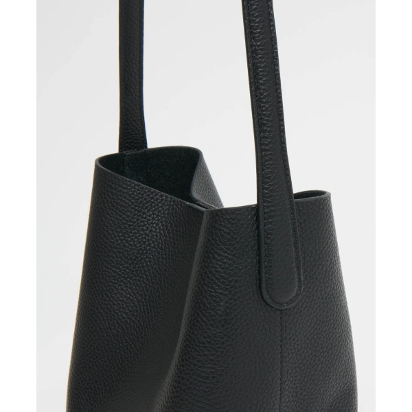 Mansur Gavriel Small Everyday Cabas in Black, view 3 | Totes & Top-Handle Bags