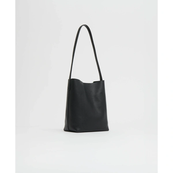 Mansur Gavriel Small Everyday Cabas in Black, view 4 | Totes & Top-Handle Bags