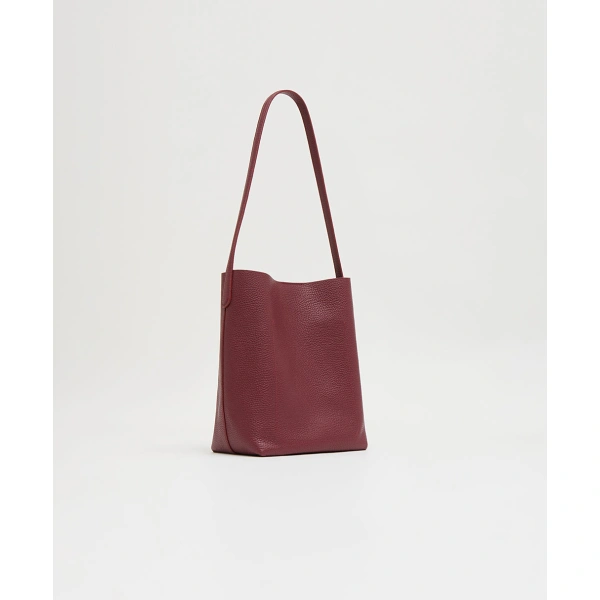 Mansur Gavriel Small Everyday Cabas in Claret, view 3 | Totes & Top-Handle Bags