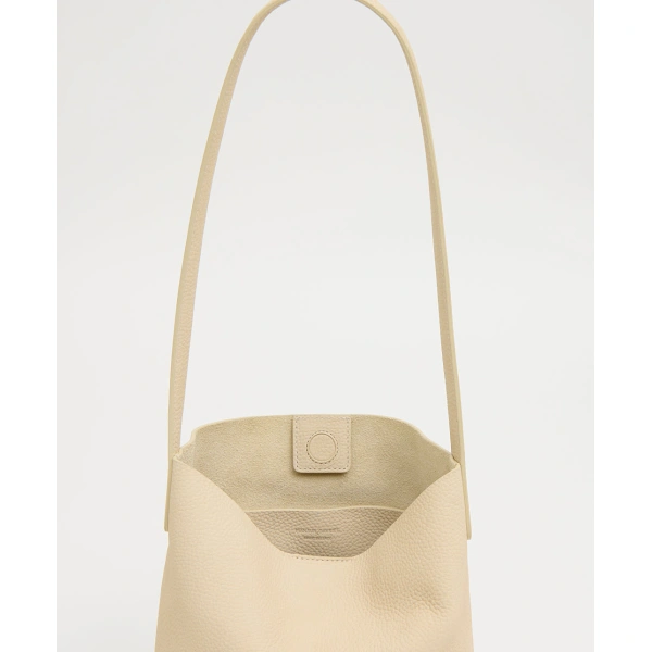 Mansur Gavriel Small Everyday Cabas in Sabbia Nubuck, view 3 | Totes & Top-Handle Bags