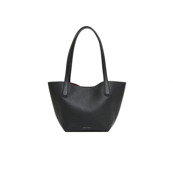 Small Everyday Soft Tote in Black and Flamma