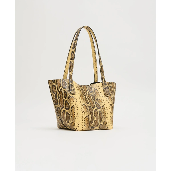 Mansur Gavriel Small Everyday Soft Tote in Golden Roccia, view 3 | Totes & Top-Handle Bags