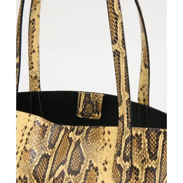 Mansur Gavriel Small Everyday Soft Tote in Golden Roccia, view 5 | Totes & Top-Handle Bags