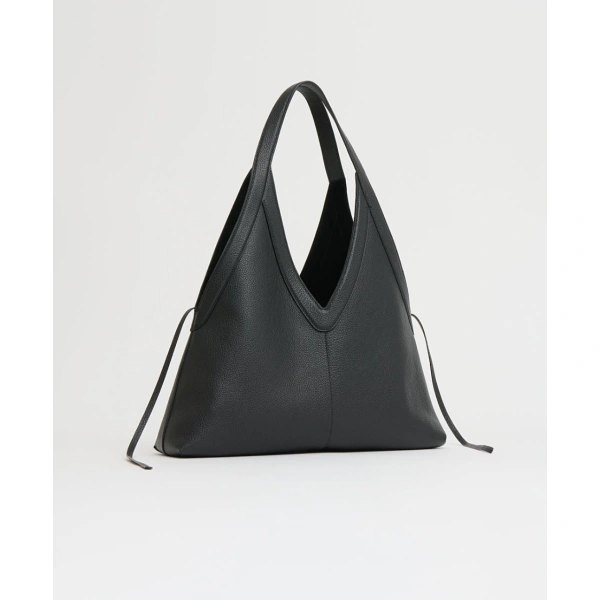 Mansur Gavriel Soft M Tote in Black, view 2 | Totes & Top-Handle Bags