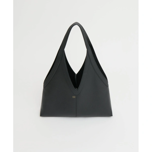 Mansur Gavriel Soft M Tote in Black, view 3 | Totes & Top-Handle Bags