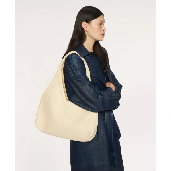 Mansur Gavriel Soft M Tote in Black, view 5 | Totes & Top-Handle Bags