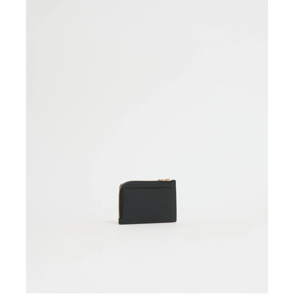 Mansur Gavriel Zip Card Holder in Black, view 2 | Card Holders